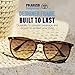 Women's Polarized Sunglasses from EYE LOVE, Designer, 100% UV Block + 5 BONUSES, Brown