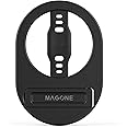 EWA The MagOne Plus Compatible with MagSafe Phone Grip Stand with Silicone Finger Strap, Removable Magnetic Holder Kickstand, Strong Magnets Stick to Metal, Only for iPhone 14, 13, 12 Pro/Max/Plus