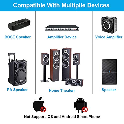 1Mii Long Range Wireless Microphone, Wireless Headset Mic System,165ft