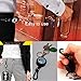 HASFINE Retractable Keychain Badge Holder Carabiner, Cute Retractable Badge Reel Clip with Key Chain Stainless Hook