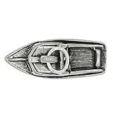 Sterling Silver Oxidized Three Dimensional Speed