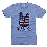 America Kick Ass R USA Men's Premium T-Shirt XL Athletic Blue