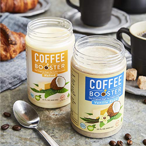 Coffee Booster Naked The Original HighFat Coffee Creamer Organic