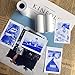 New PAPERANG MEMOBIRD Color Printing Paper Print Show Blue Color 5730 Thermal Photo Printing Paper Sticker Paper 3 Volumes Send
