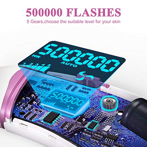 image for SMALLRT IPL Hair Removal for Women Permanent 500,000 Flashes Painless 