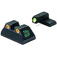 Meprolight Mepro Tru-Dot tritium Night Sights Compatible with H&K USP Compact Size Tactical Expert Orange Rear dots Glow on Sight self Illuminated Fixed Metal Sights