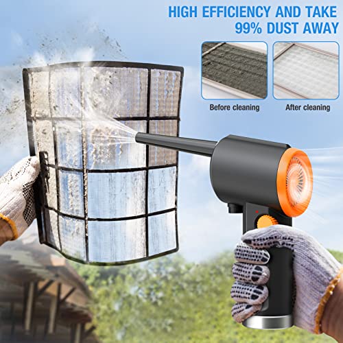 Xasla 41000RPM Powerful Air Duster, Cordless Handheld Compressed Air