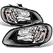 For [Black] 2004-2012 Freightliner Business Class M2 | 2003-2013 M2 106 Headlights Left & Right Pair Set