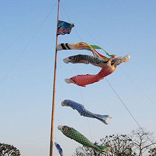 Amapower Garden Sailfish 40cm Party Streamer Kite Japanese Koinobori Fish Flag Windsock Carp
