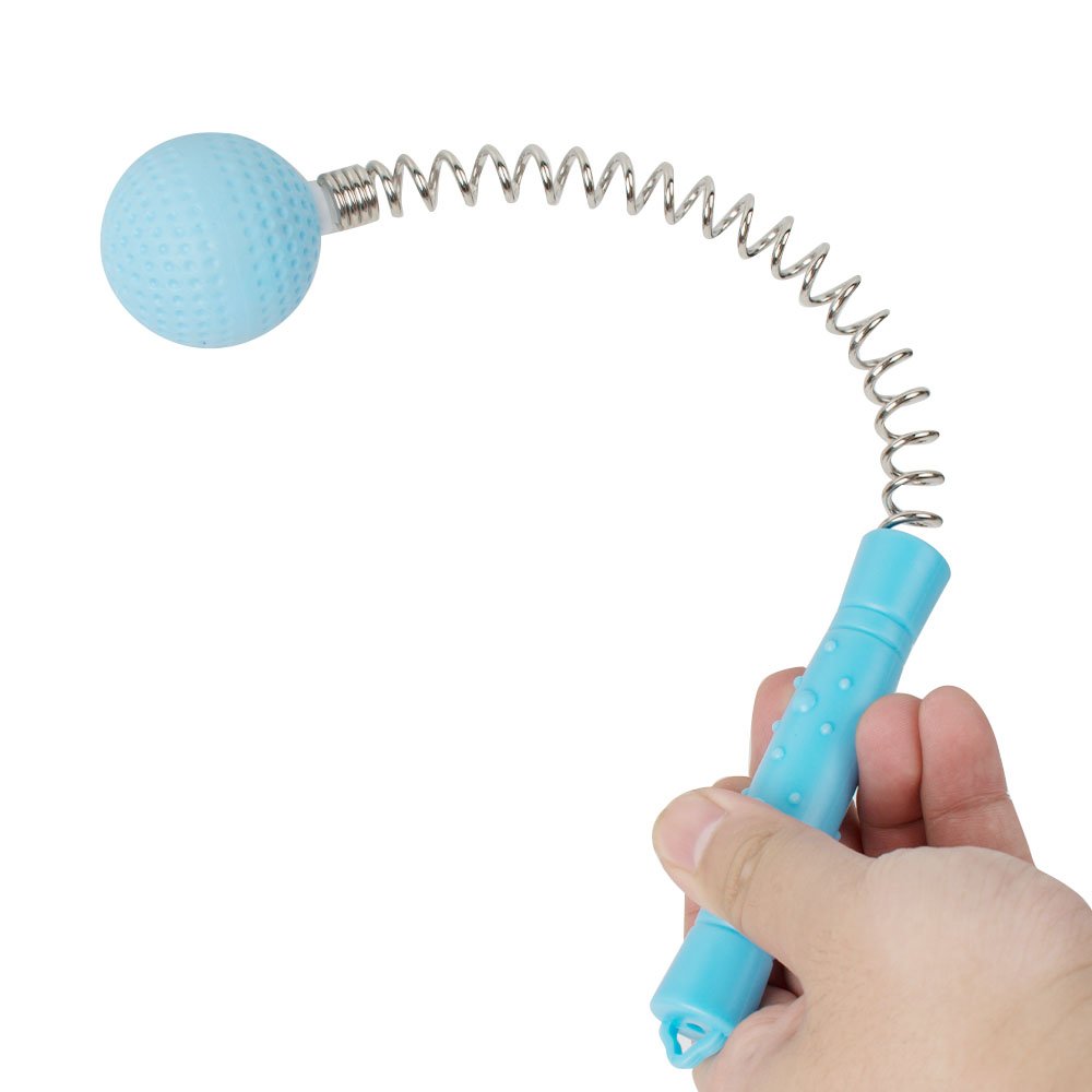 Zinnor Portable Massager Hammer Stick Manual Beat Golf Ball Massager Back Shoulder Massage Full Body Reduce Fatigue Pain Toys (Blue)