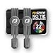 RJ-Sport No Tie Shoelaces - Easy To Install Elastic Shoe Laces for Kids and Adults - Gray