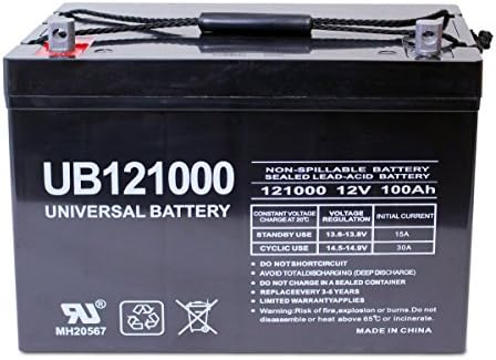 12V 100Ah SOLAR WIND AGM SLA DEEP CYCLE VRLA BATTERY 12V