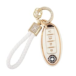 PIFOOG for Nissan Key Fob Cover TPU Soft Keychain