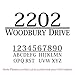 Maribeatty Mailbox Numbers Decal Custom Made Your Name and Address Maibox Vinyl Stickers Decor
