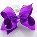 4.5 Inch Hair Bows For Girls Grosgrain Ribbon Boutique Bow Clips Teens Toddlers Kids Set Of 30 (15 Colors x 2)