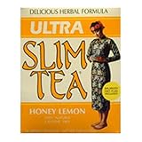 Ultra Slim Tea, Honey Lemon, Caffeine Free, Tea Bags, 24-Count Box, 1.69 Ounce, (Pack of 4)