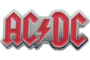 HUAQIGUO Ac Dc Rock Musician Band Brooch In 1973 By Brothers Malcolm And Angus Young Badge Pins Lapel Pin Brooches Men Women Fashion Jewelry Gifts Movie Novel Hat Bag Clothing Badges