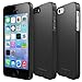 iPhone SE / 5S / 5 Case, Ringke [SLIM Series] Dazzling Slender [Laser Precision Cutouts] Fashionable & Classy Superior Steadfast Bolstered PC Hard Skin cover for Apple iPhone SE - SF Black