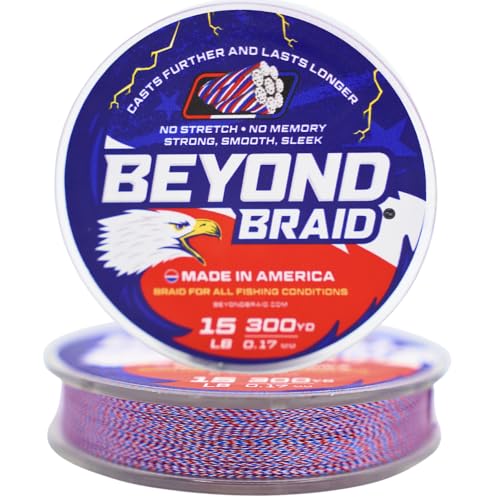 Beyond Braid Multi Purpose Braided Fishing Line - Abrasion Resistant - No Stretch - Super Strong - Made in America