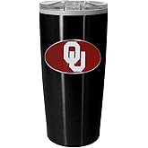 Siskiyou NCAA Oklahoma Sooners Travel Mug, Black, 14 ounce