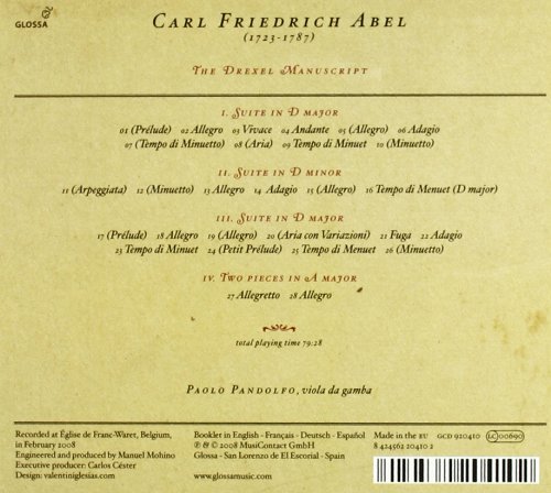 Abel: Viola Da Gamba Suites