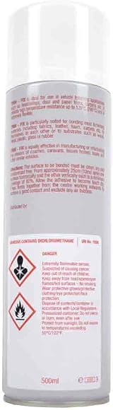 Trim Fix 6x 500ml High Temperature Adhesive Glue Spray for Van Lining Headlining view 2