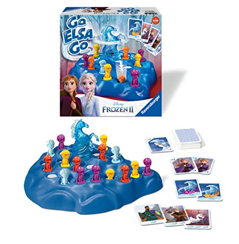 Ravensburger 20425 - Disney Frozen 2 Go Elsa Go, Klassiker in neuem Design für 2-4 Spieler, Kinderspiel ab 4 Jahren… – Bild 6