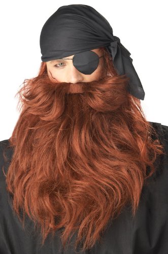 Pirate Beard & Moustache Costume Accessory
