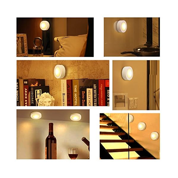 Ledera Wireless Led Puck Lights Kitchen Under Cabinet Lighting