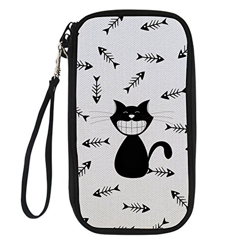 Yellow White Green Customized Passport Wallet Anime for Kids Travel