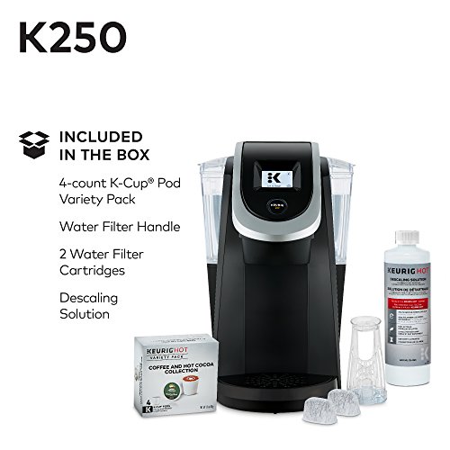 Keurig K250 Coffee Maker, Single Serve KCup Pod Coffee Brewer, With