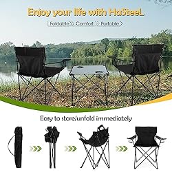 HaSteeL Camping Table & Chairs Set