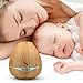 Essential Oil Diffuser, Aroma Wood Grain Diffuser with Lights for Sweet Sleep