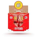 GO CUBES Chewable Coffee by Nootrobox, Latte, 4 count chews (20 Pack)