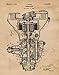 Vintage Henry Ford Transmission Patent Prints,1 (11x14) Unframed Photos, Wall Art Decor Gifts for Home Office Car Gears Garage Technical School College Student Teacher Coach LeMans Team Motorsports