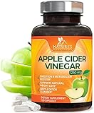 100% Natural Raw Apple Cider Vinegar Capsules 1300mg - Max Potency Raw ACV Pills for Fast Weight Loss, Appetite Suppressant & Metabolism Booster - Gentle Detox Cleanse - 120 Capsules