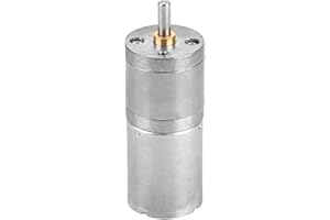 WALFRONT 25GA-370 DC 12V Micro Motor Speed Reduction Geared Motor for Electronic Lock(30RPM)