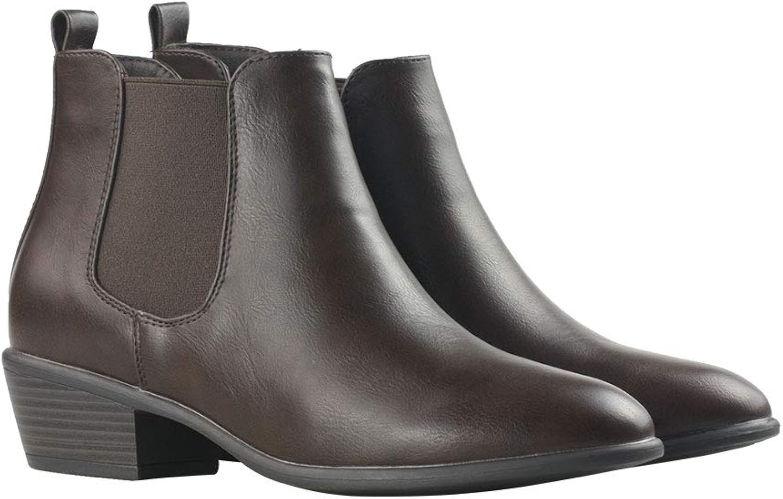 ladies slip on boots