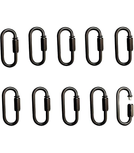 CUFEAL Aufhängkette Aus Metall – 1,8 M Lang, Schwarz – Für Lichterketten, Lampen, Deko (max. 22,7 Kg)
