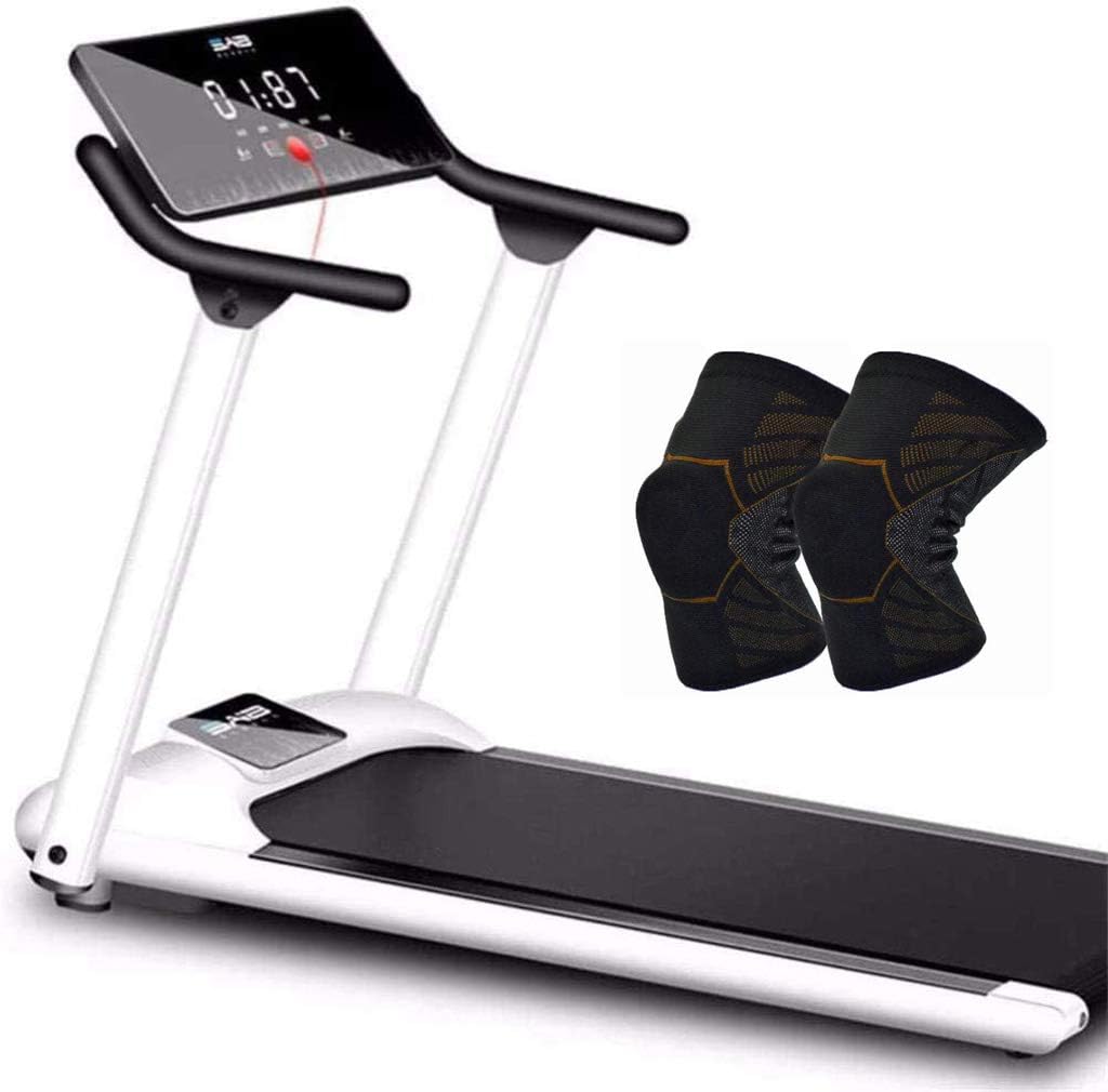 GGCL Folding Treadmill,Small Treadmill for Household Use, Support Variable Speed ​​Running Mute Walking Machine, for Weight Loss Fitness Electric Running Machine