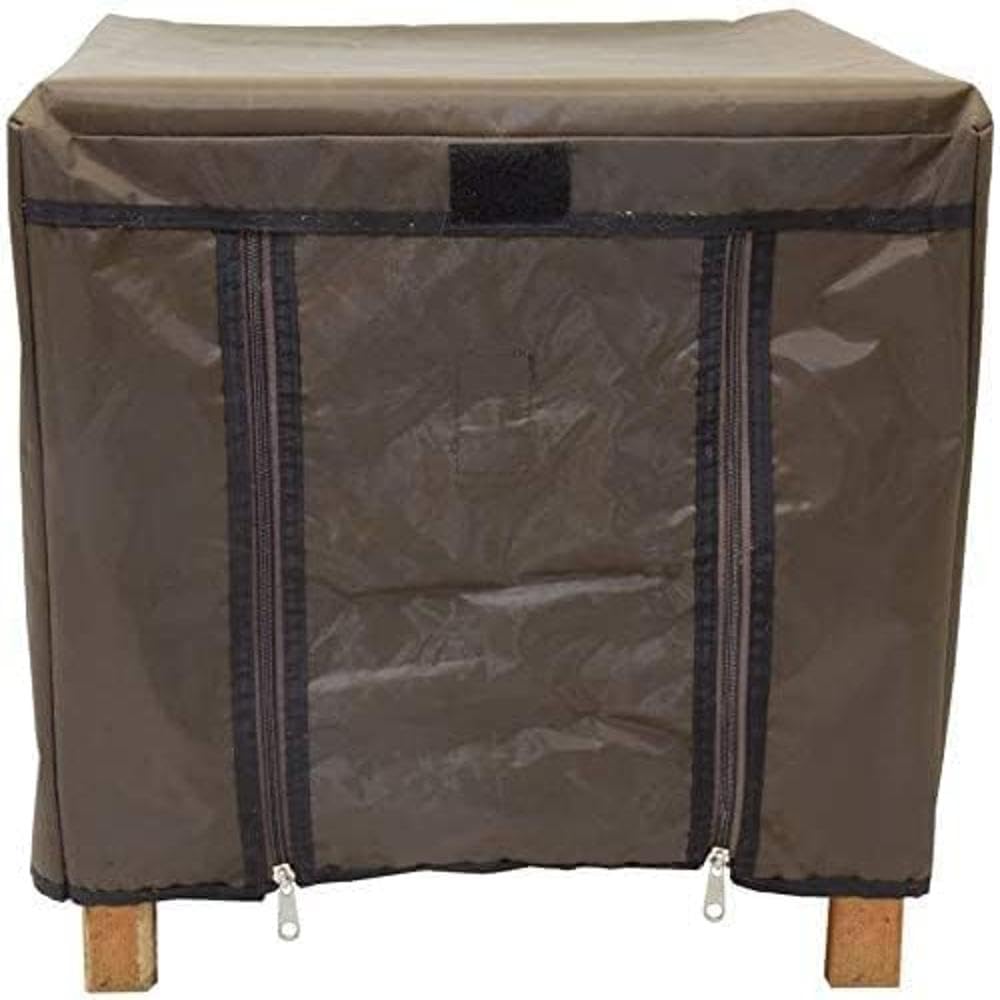 BUNNY BUSINESS Wooden Hide House Rabbit hutch Shelter Run Hide Protective Waterproof Cover - 50 x 42 x 43cm (Cover)