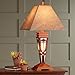 Robert Louis Tiffany Mission Rustic Table Lamp with Nightlight 30