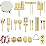 Interactive Kids Musical Instruments, Educational, Learning, Teaching, Early Development Toys for 2, 3, 4, 5, 6 Year Olds Boys Girls Kids Preschool Percussion Set, 2018 NEW Ver. - iPlay, iLearn