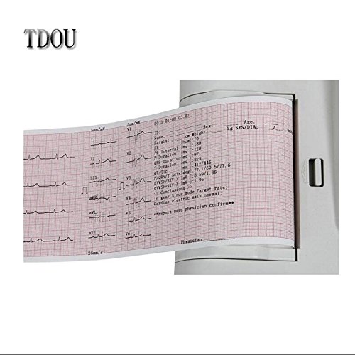 tdou thermal paper roll ecg paper 110mm20m for ce marked digital 12 leads 36 channel ecg