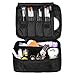 Esonmus Lightweight Cosmetic Bag Makeup Bag Portable Makeup Travel Bag Storage Bag with Padded Handle Travel Makeup Cosmetic Bag Multifunctional Bag for Traveling and Business Trip