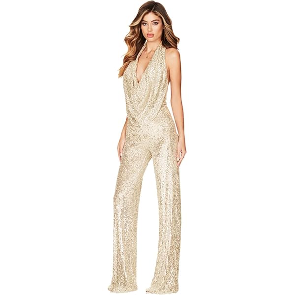 Amazon.com: Dress the Population Women's Charlie Plunging Jumpsuit, Black,  X-Small : Clothing, Shoes & Jewelry