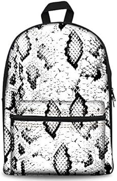 snakeskin bookbag