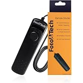 Foto&amp;Tech Wired RM-UC1 Remote Shutter Release Control Compatible with Olympus E-M5 Mark II, E-M5, E-M1, E-M10, Pen-F, Pen E-PL8, Pen E-PL7, Pen E-P5