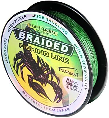 FARGIANT 270M/300Yards 100% PE Dyneema Multifilament Strong Professional Braided Fishing Line