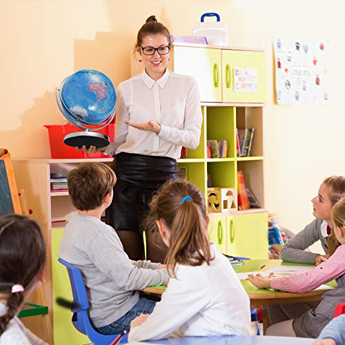 Desktop World Globes 720°Rotation - Educational World Globe with Stand Adults Geographic Gobles Discovery World Globe Educational Toy for Kids - Geography Learning Toy